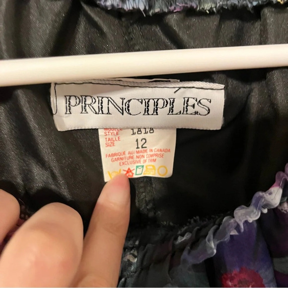 Vintage  Floral Pleated Skirt - Picture 3 of 5